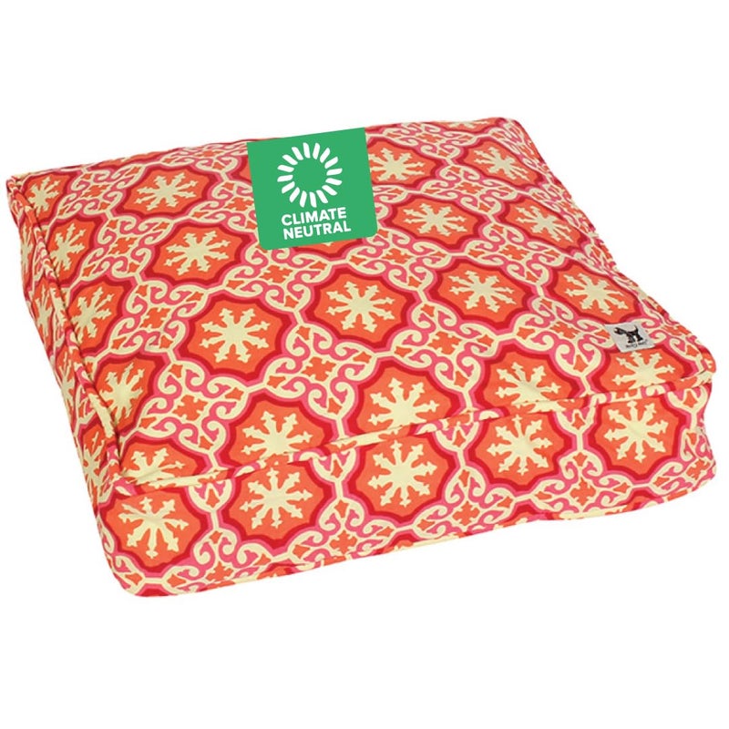 Molly Mutt Huge Dog Bed Cover - Papillon Print - Measures 36â€x45â€x5â€™â€™ - 100% Cotton - Durable - Breathable - Sustainable - Machine Washable Dog Bed Cover - Image 1
